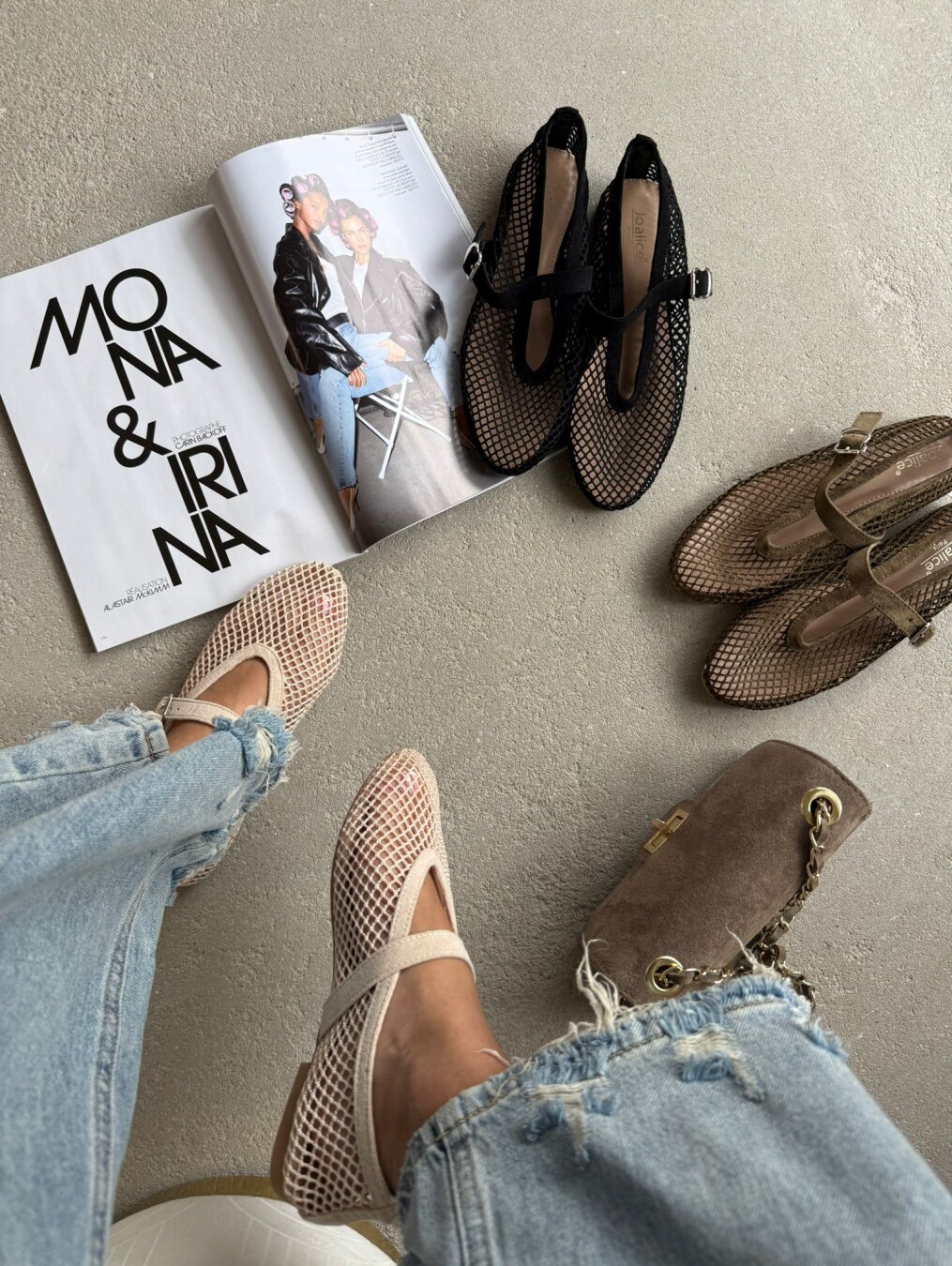 Lysaria ballerinas beige - Image 2