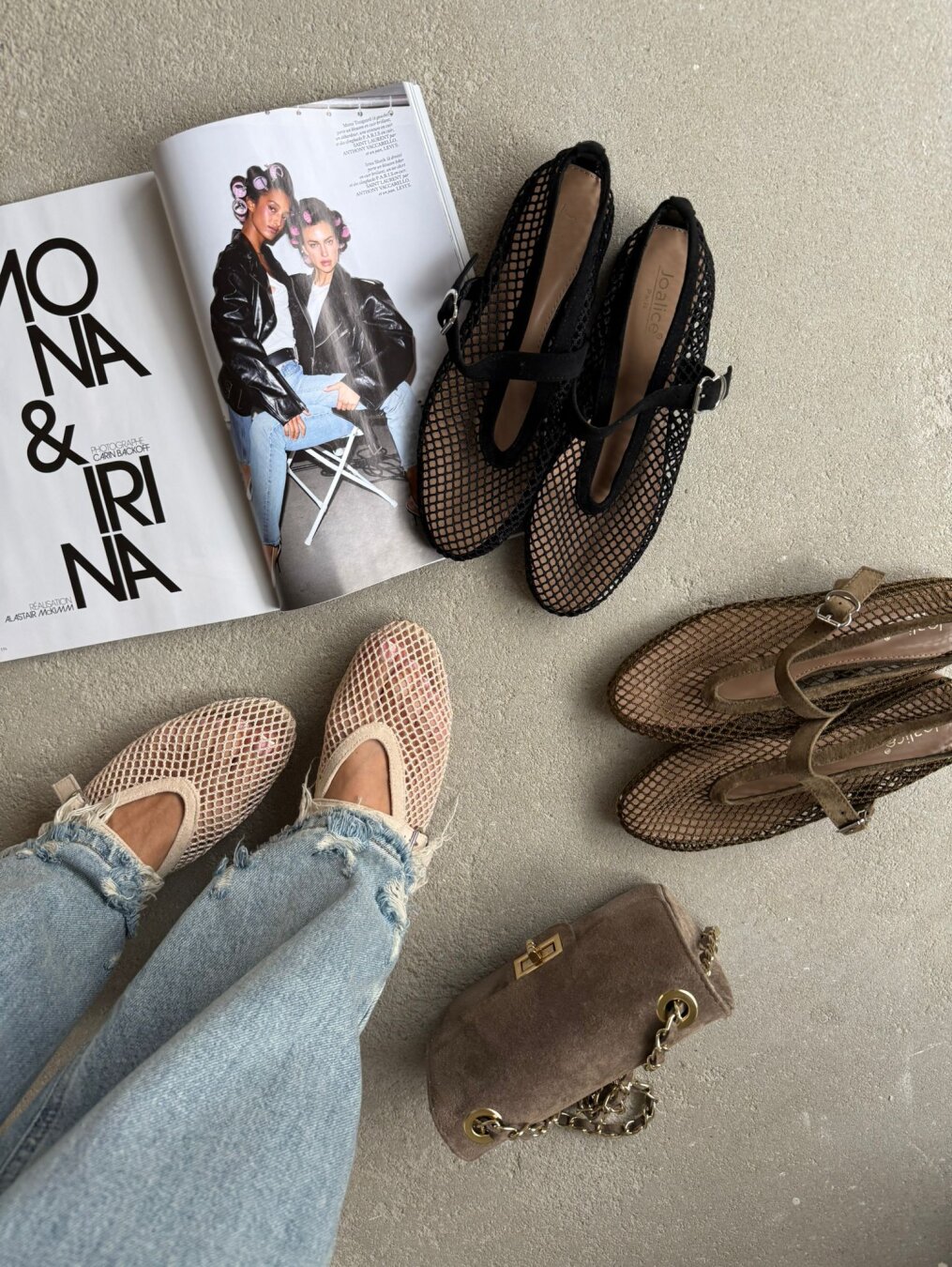 Lysaria ballerinas beige - Image 4