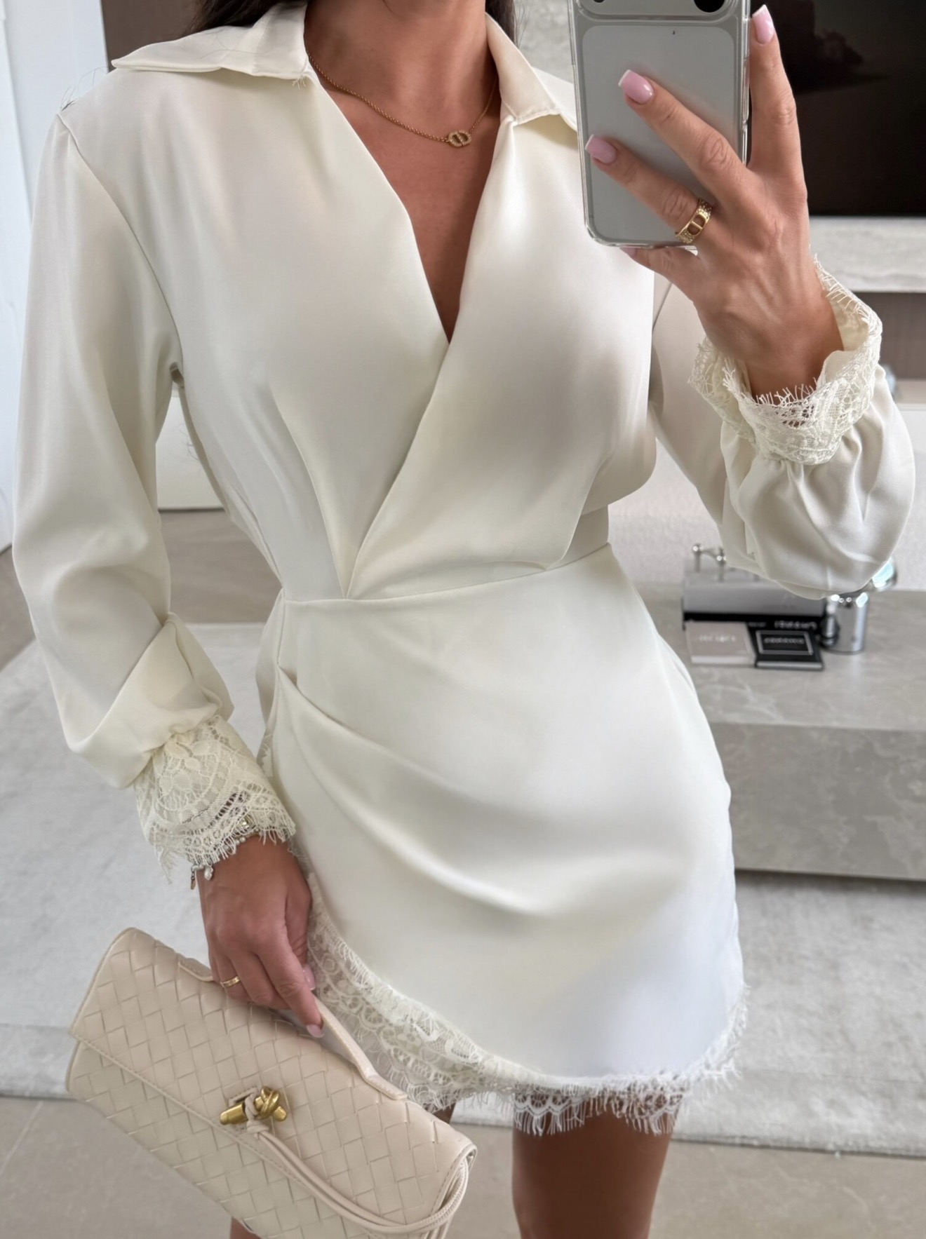 Marielle dress cream - Image 3