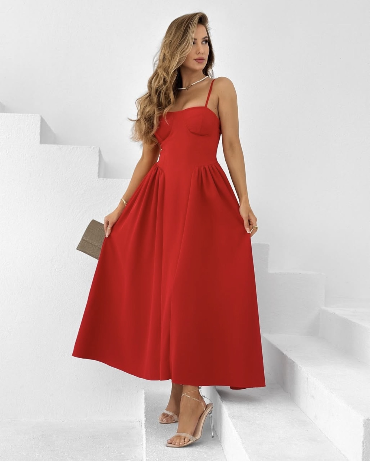 Alia dress red