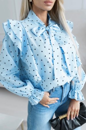 Amore blouse blue