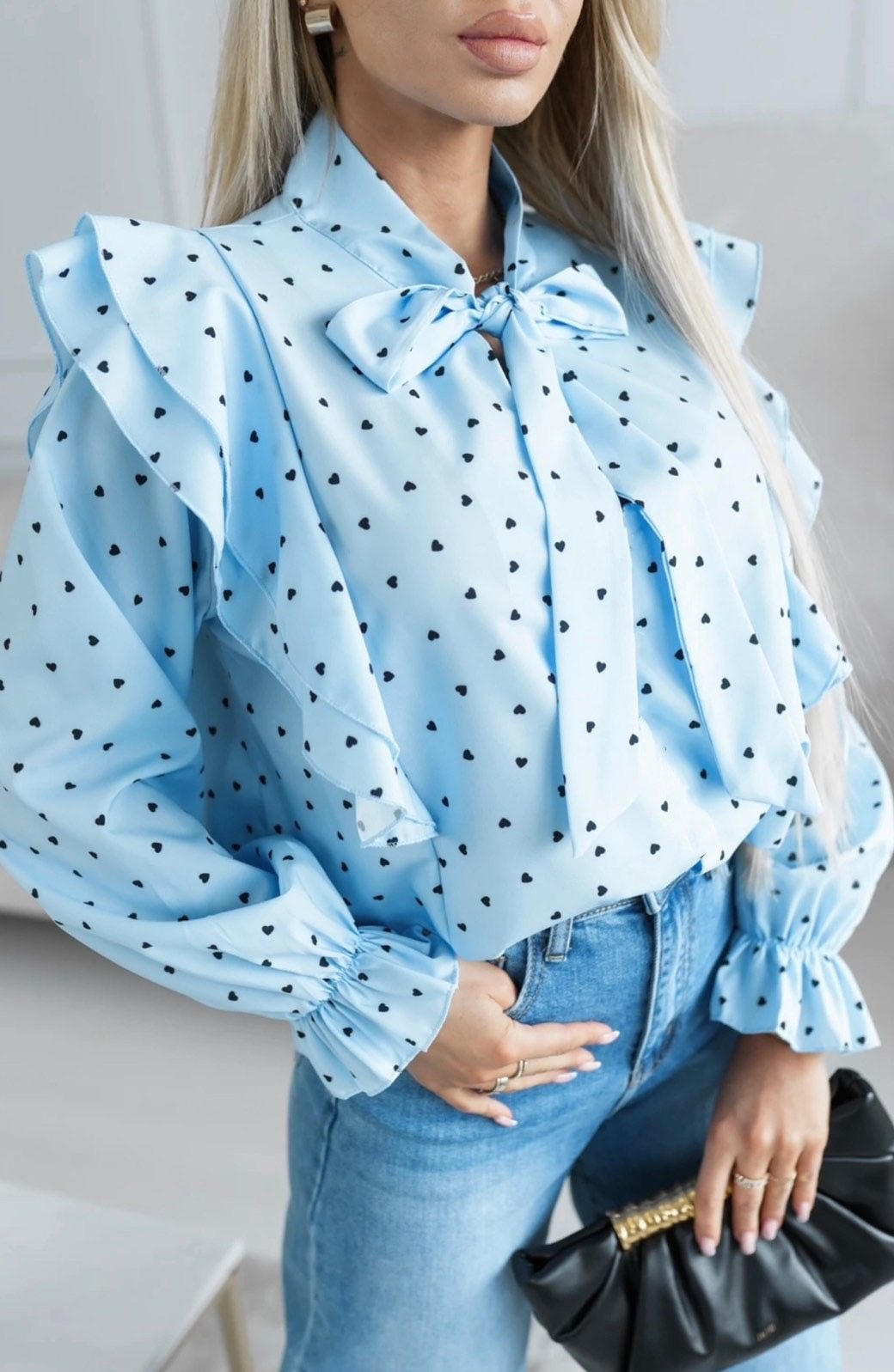 Amore blouse blue