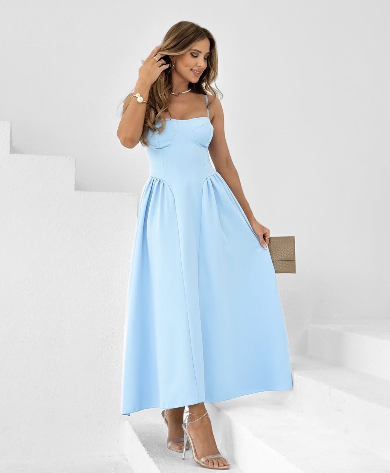 Alia dress baby blue